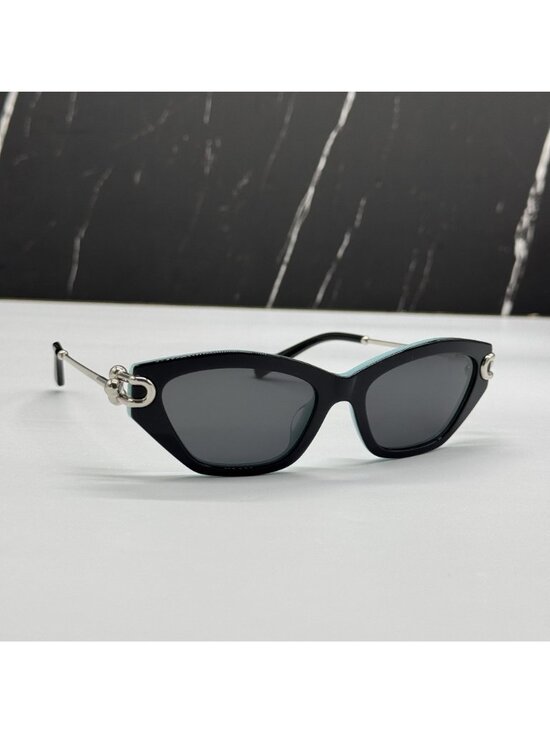 Tiffany & Co TF4231U 8055S4 Black Blue Cat Eye Women  Sunglasses Authentic NEW main image 10